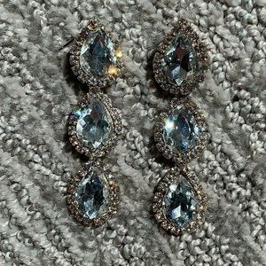 Gold & Silver Dangle Earrings